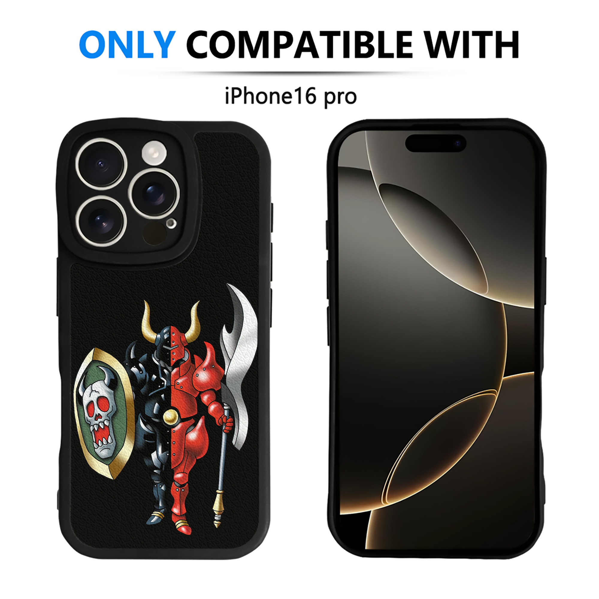 （画像用） ドラゴンクエスト Doragon Kuesuto Dragon Quest 【iPhone 16シリーズ対応】シリコンスマホケース（レザー調） 材質：シリコン